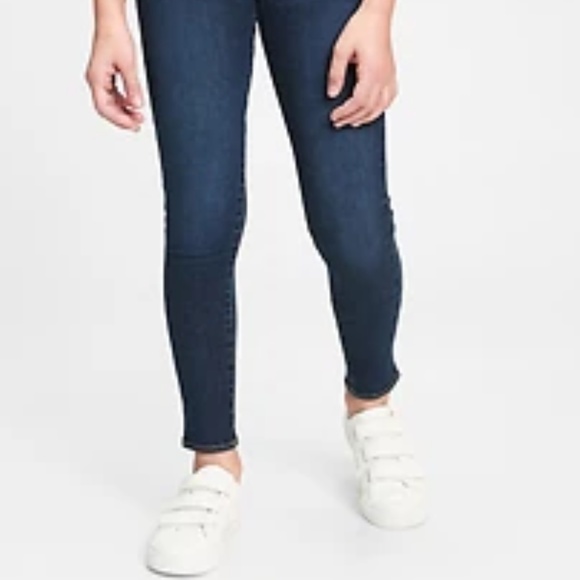 COPY - NWT Gap Kids Mid Rise Pull-On Jegging Dark Wash Jeans Stretch Size 12 Re… - Picture 12 of 15